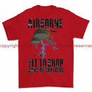 Para Airborne Fit to Drop Printed T-Shirt