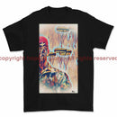 Para Drop Art Printed T-Shirt