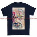 Para Drop Art Printed T-Shirt