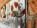 Poppy We Will Remember Them House Sign