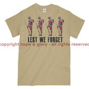Poppy WW1 Tommy Lest We Forget Printed T-Shirt