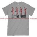 Poppy WW1 Tommy Lest We Forget Printed T-Shirt