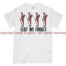Poppy WW1 Tommy Lest We Forget Printed T-Shirt