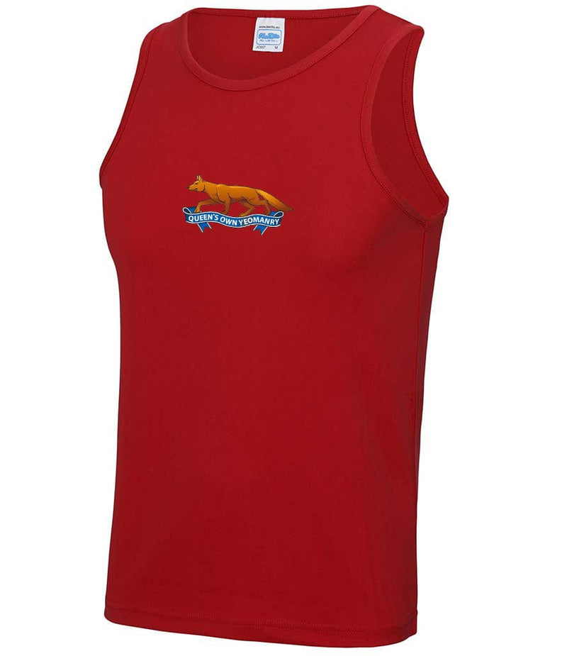 Queen's Own Yeomanry Embroidered Sports Vest