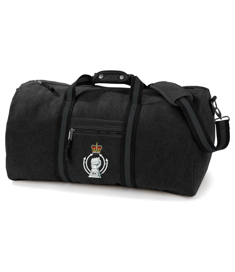 Royal Armoured Corps Vintage Canvas Holdall