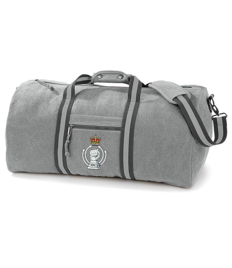 Royal Armoured Corps Vintage Canvas Holdall