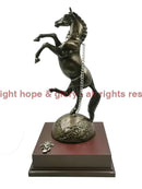 REME REARING HORSE Cold Cast Bronze Figurine