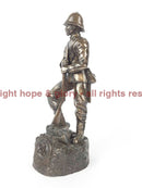 Rorkes Drift Zulu Wars 1879 British Soldier Bronze Statue Military