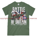 Royal Air Force Battle Of Britain 1940 Commemorative Printed T-Shirt