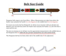 pampeano belt size chart