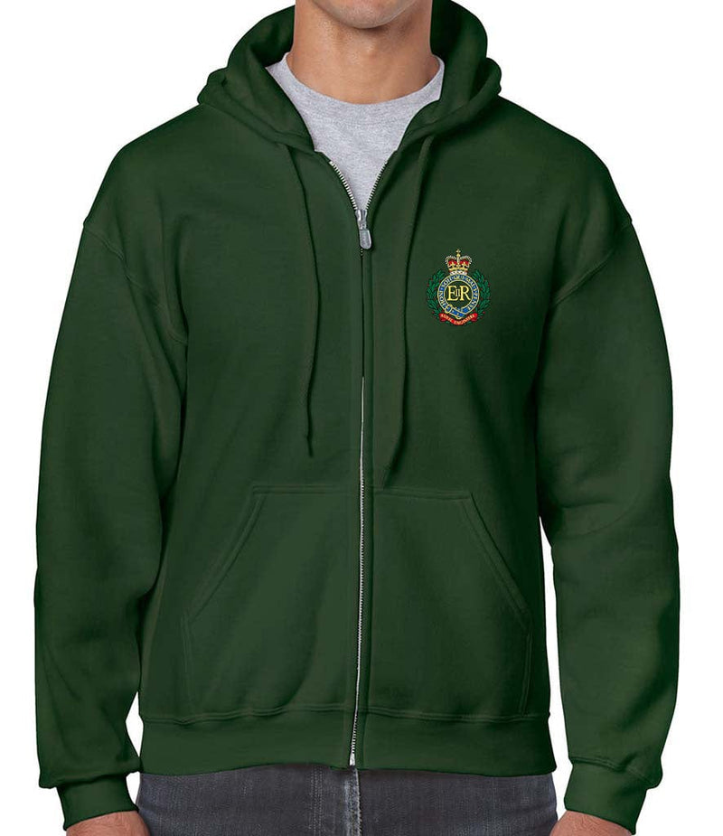 Royal Engineers Unisex Full Zip Hoodie