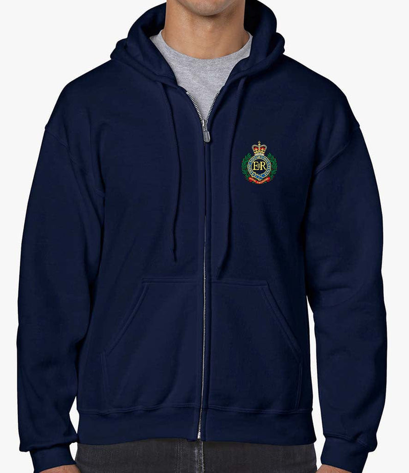 Royal Engineers Unisex Full Zip Hoodie