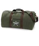 Royal Gurkha Rifles Vintage Canvas Holdall