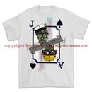 Aircraft Handler Royal Navy Playing Card Art Front Printed T-Shirt