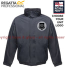 ROYAL NAVY UNITS Embroidered Regatta Waterproof Insulated Jacket