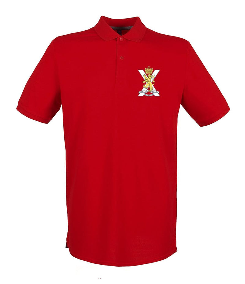 Royal Regiment of Scotland Embroidered Pique Polo Shirt