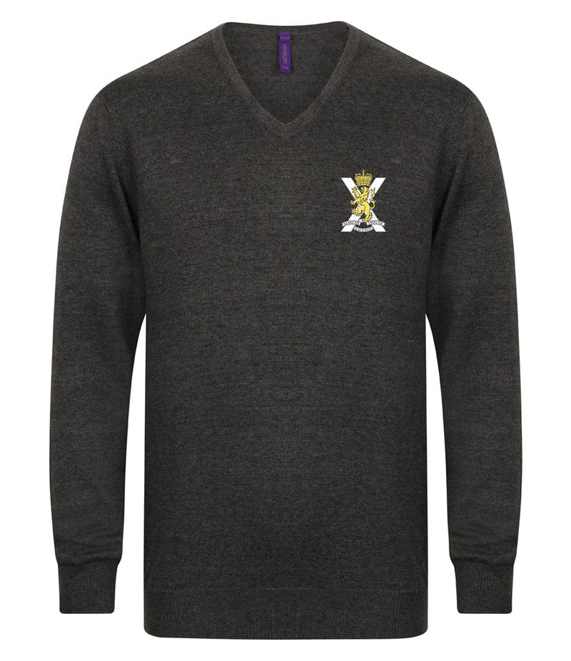 Royal Regiment of Scotland Lightweight V Neck Sweater
