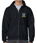 Royal Scots Dragoon Guards Unisex Full Zip Hoodie
