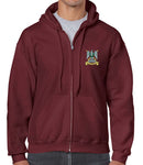 Royal Scots Dragoon Guards Unisex Full Zip Hoodie
