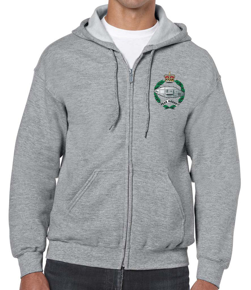 Royal Tank Regiment RTR Unisex Full Zip Hoodie