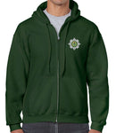 Scots Guards Unisex Full Zip Hoodie