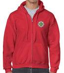 Scots Guards Unisex Full Zip Hoodie