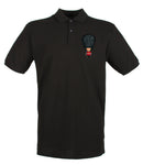 Scots Guards On Parade Embroidered Pique Polo Shirt