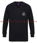The Rifles Regiment Lightweight V Neck Sweater