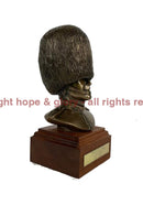 Welsh Guards Bust Cold Cast Bronze Military Statue Sculpture